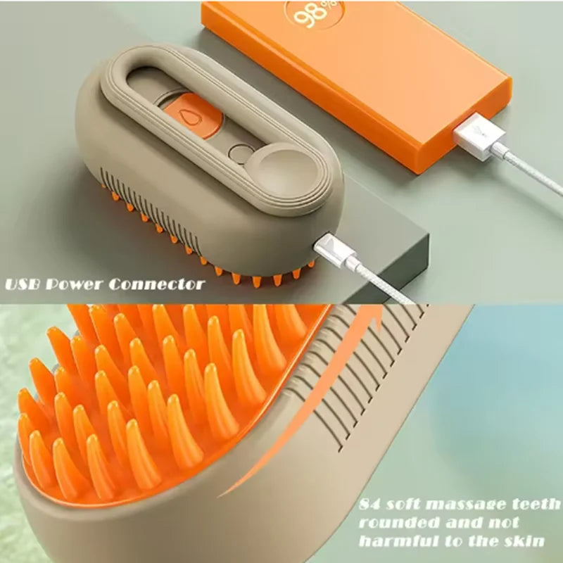 Pet Steam Massage Brush