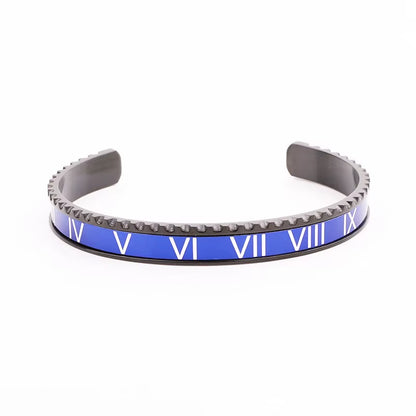 Roman Tiger Eye Stone Macrame Bangle Bracelet Set