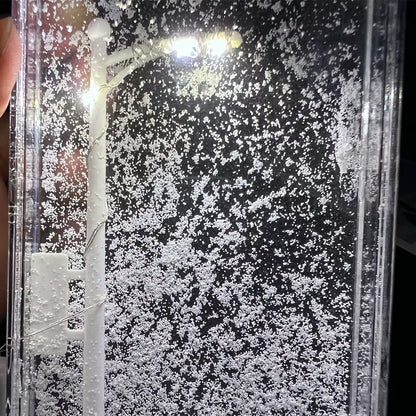 Snow Scene Night Light Snowy Lamp 