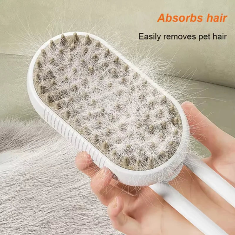 Pet Steam Massage Brush 