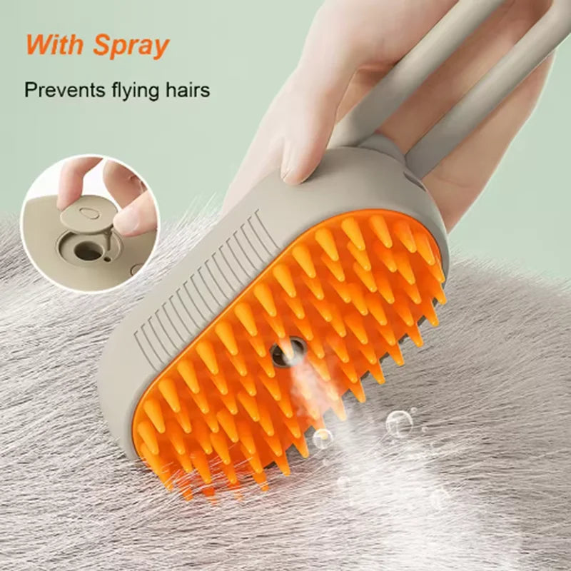 Pet Steam Massage Brush 