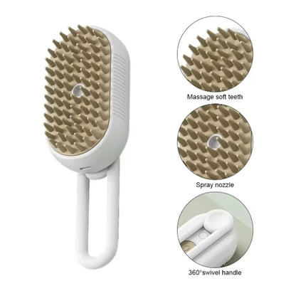 Pet Steam Massage Brush 