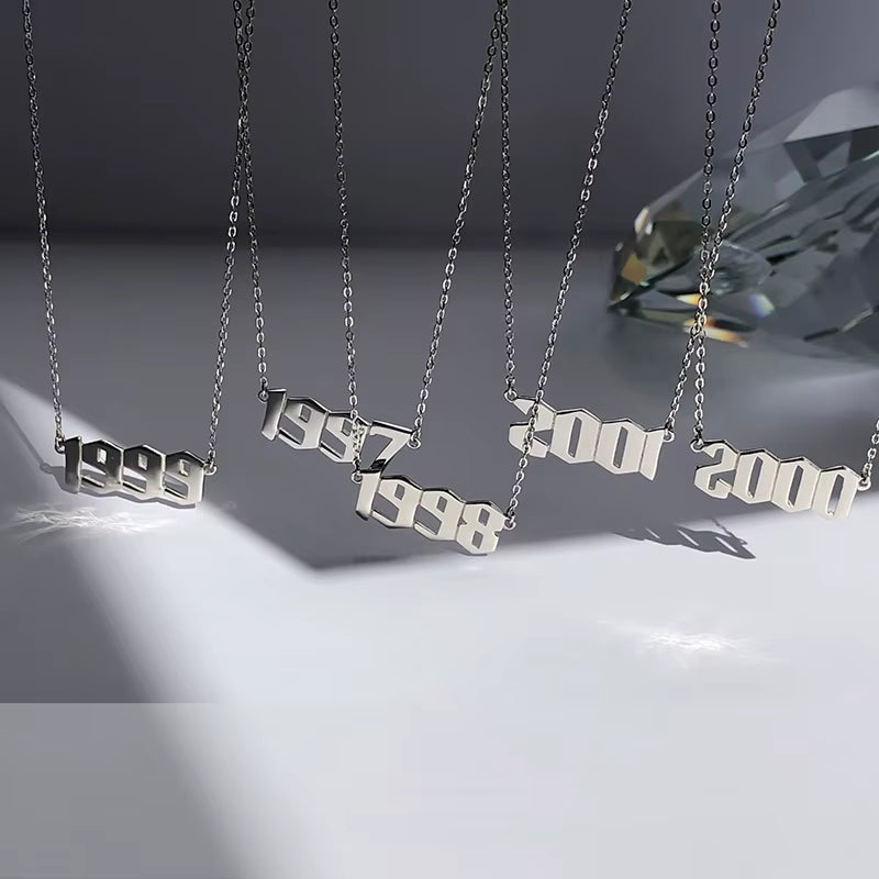 1980-2021 Birth Year Necklaces