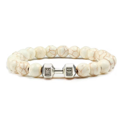 Volcanic Stone Dumbbell Strand Bracelet  