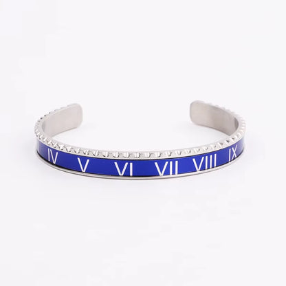 Roman Tiger Eye Stone Macrame Bangle Bracelet Set